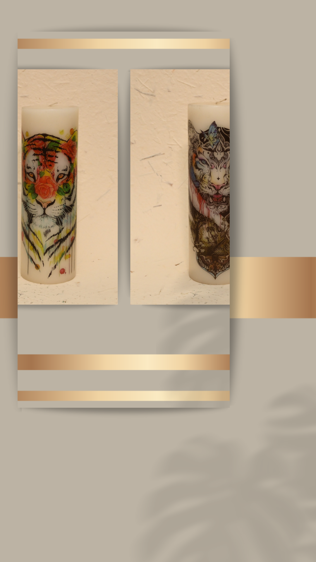 Illuminate Your Space with the Unique Decorative Touch of Printed Candles
