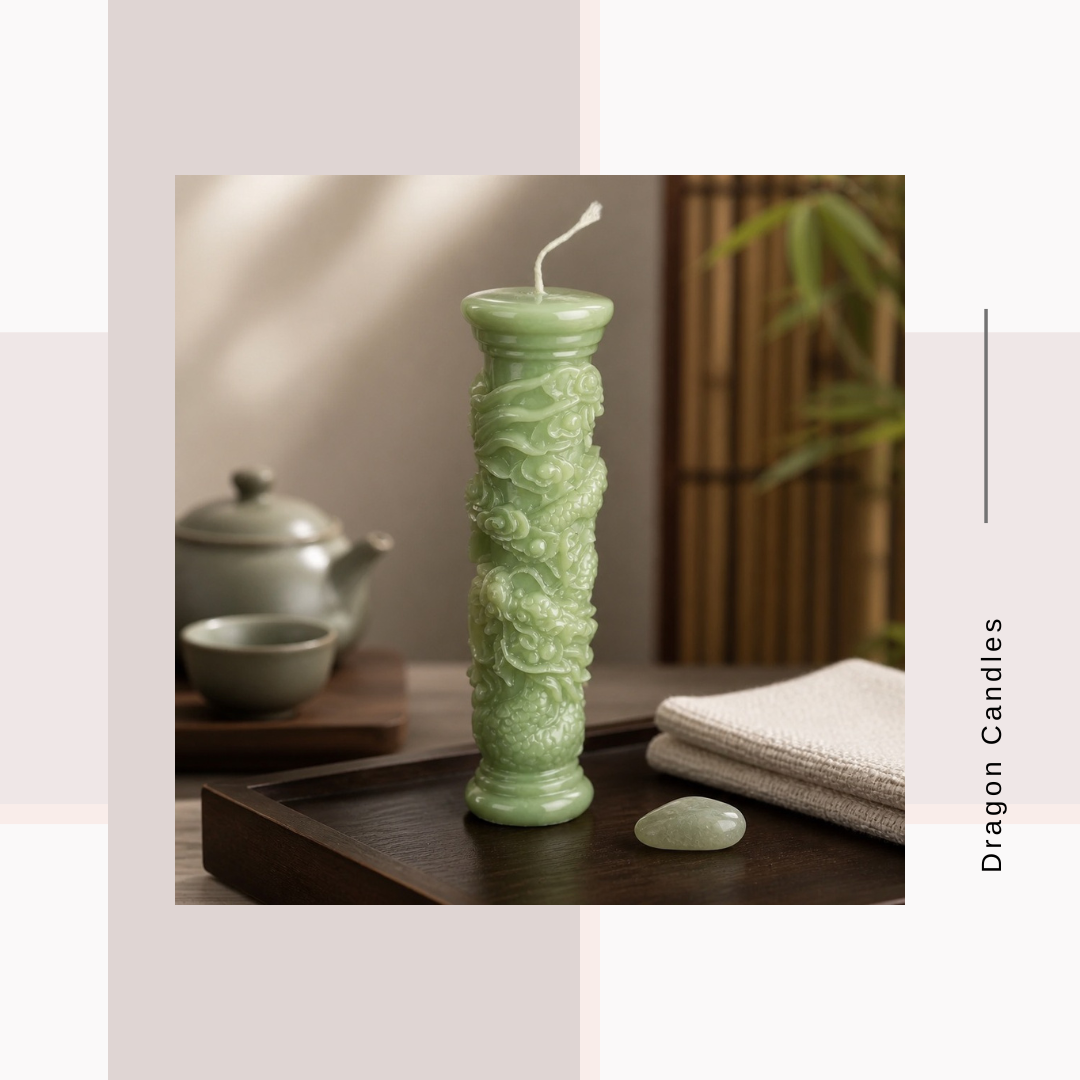 Pillar Dragon Candle