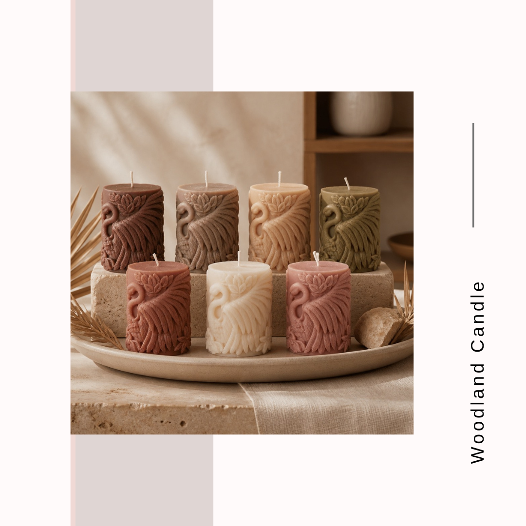 Woodland Whispers Bird Candles