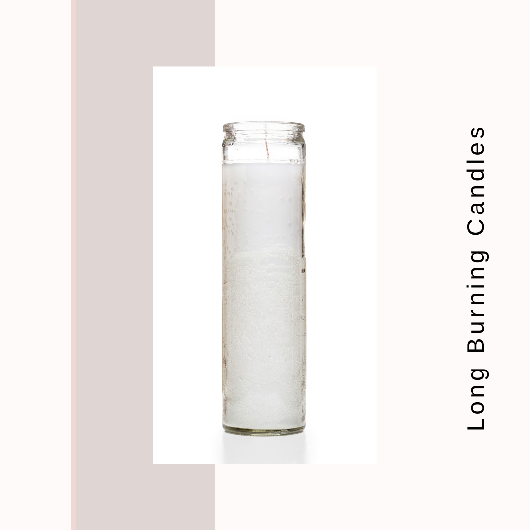 Long Burning Glass Candle
