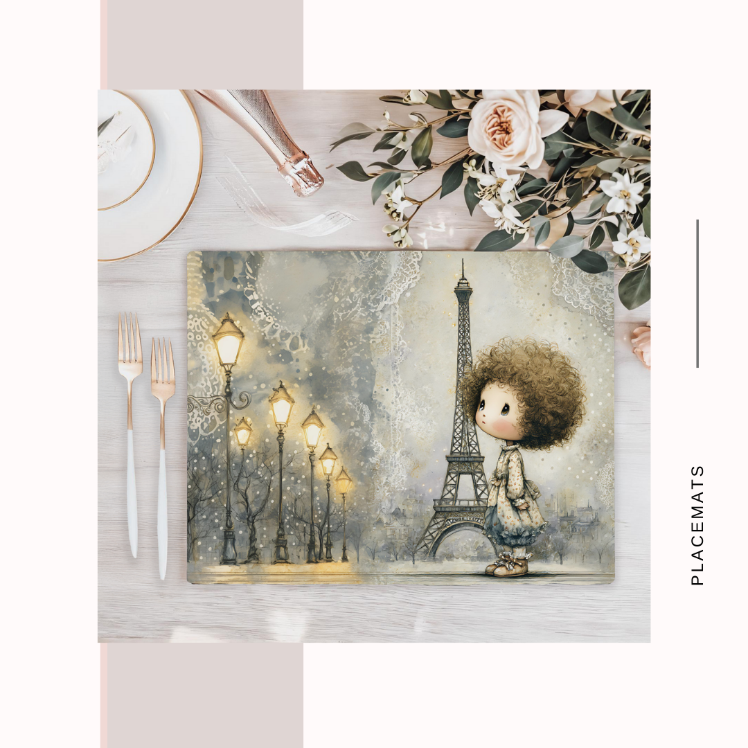 Wooden Placemats – (Set of 6) Paris