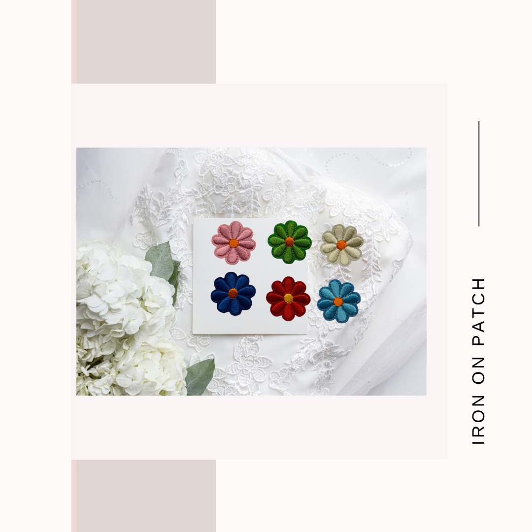 Floral Iron on Patches