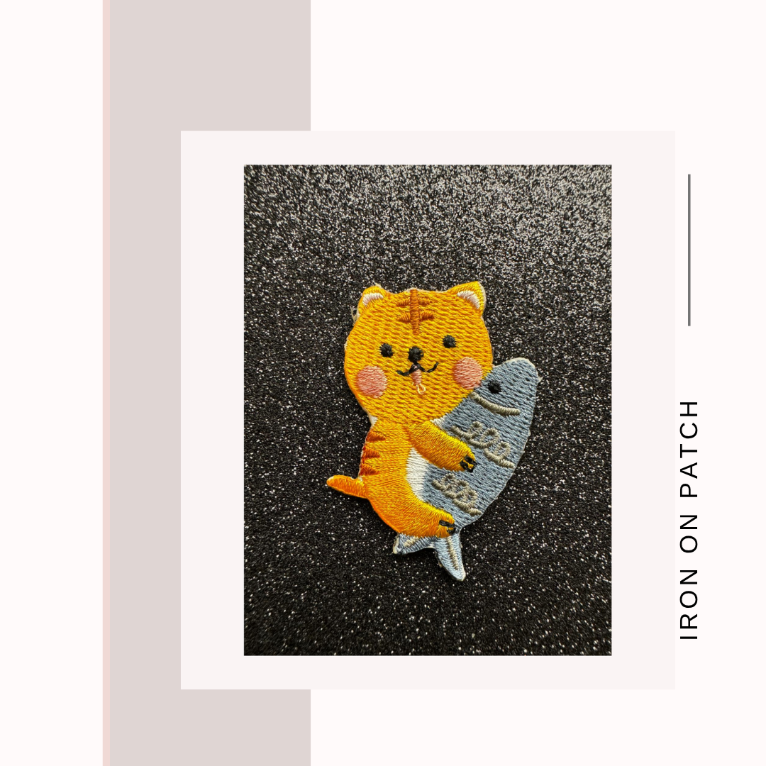 Kitty Iron on Patches