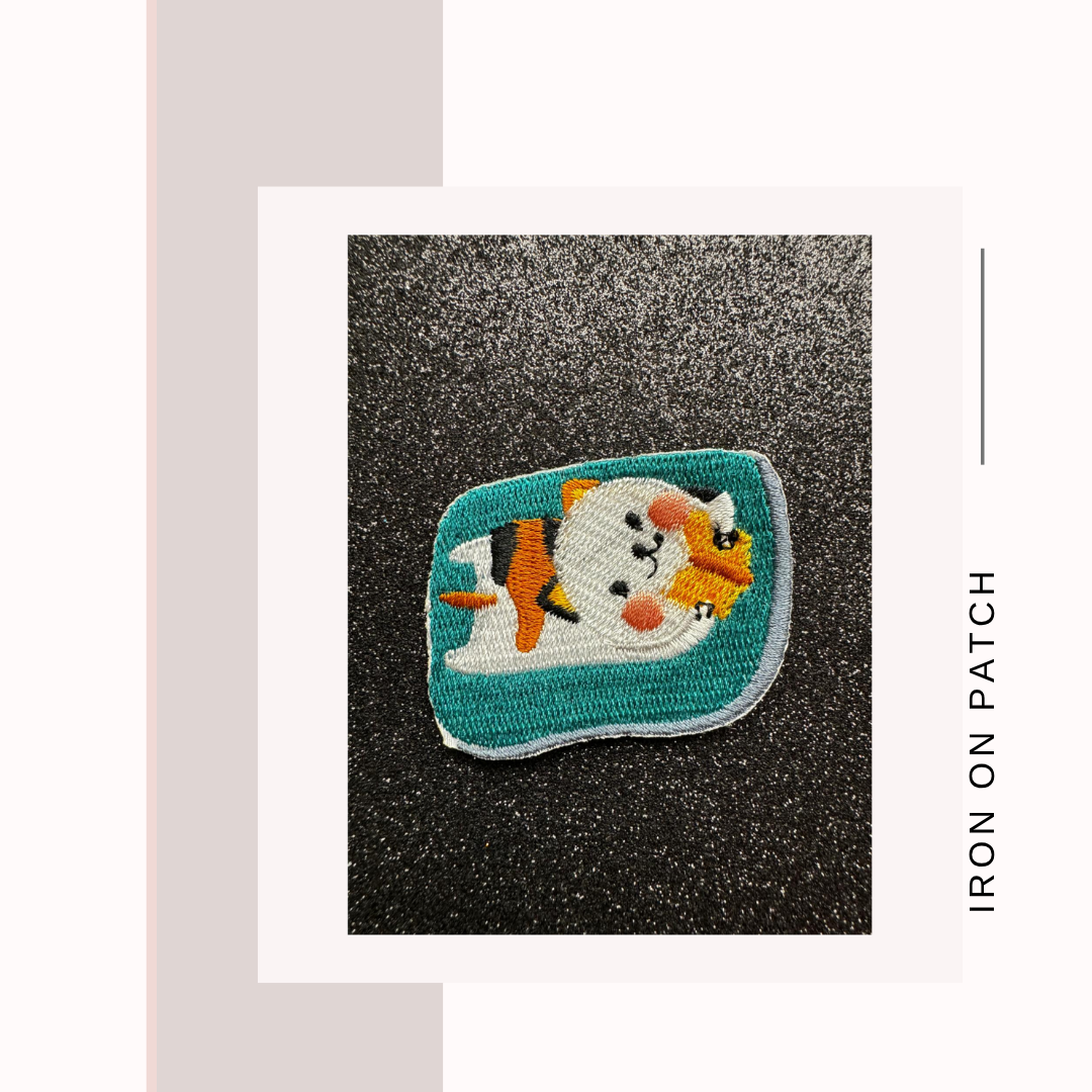 Kitty Iron on Patches
