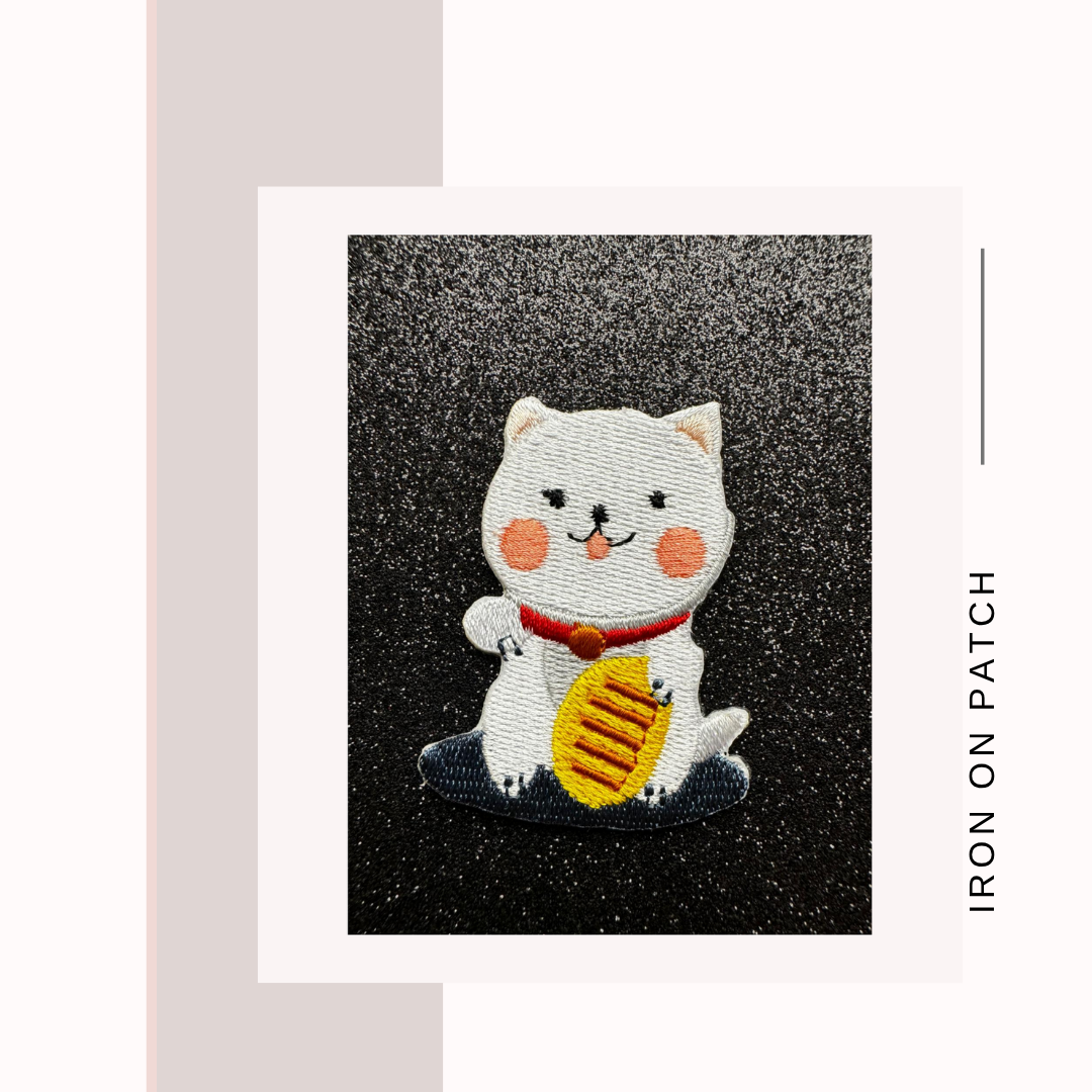 Kitty Iron on Patches