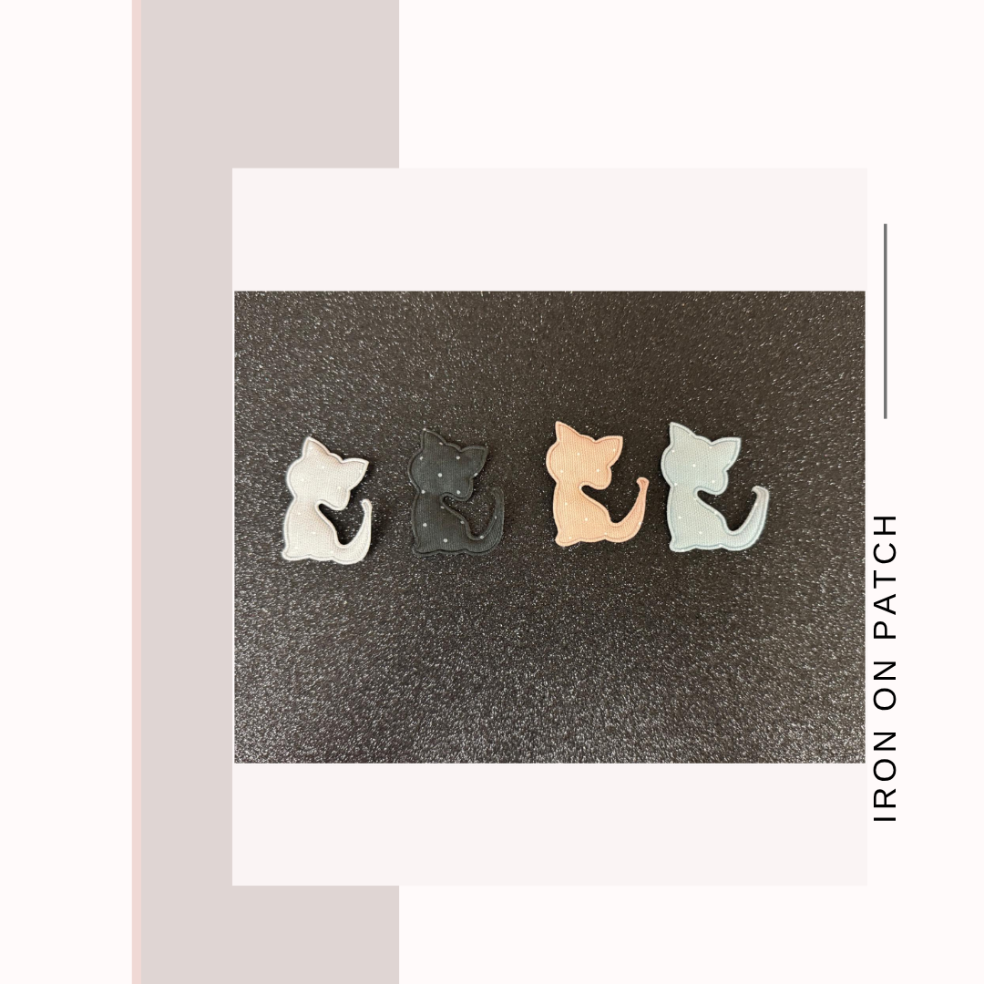 Kitty Iron on Patches