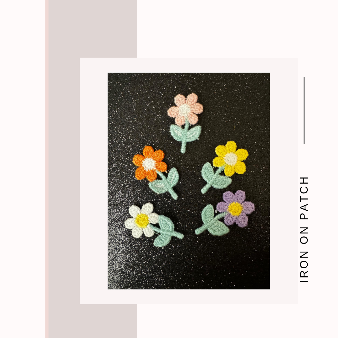 Floral Iron on Patches