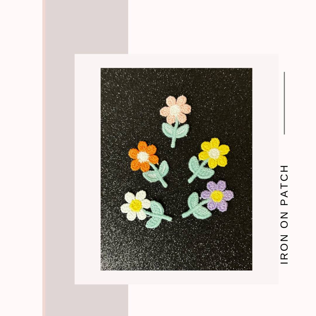 Floral Iron on Patches