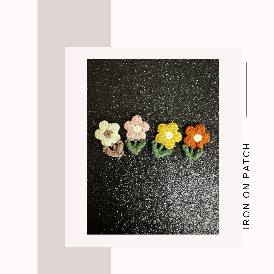 Floral Iron on Patches
