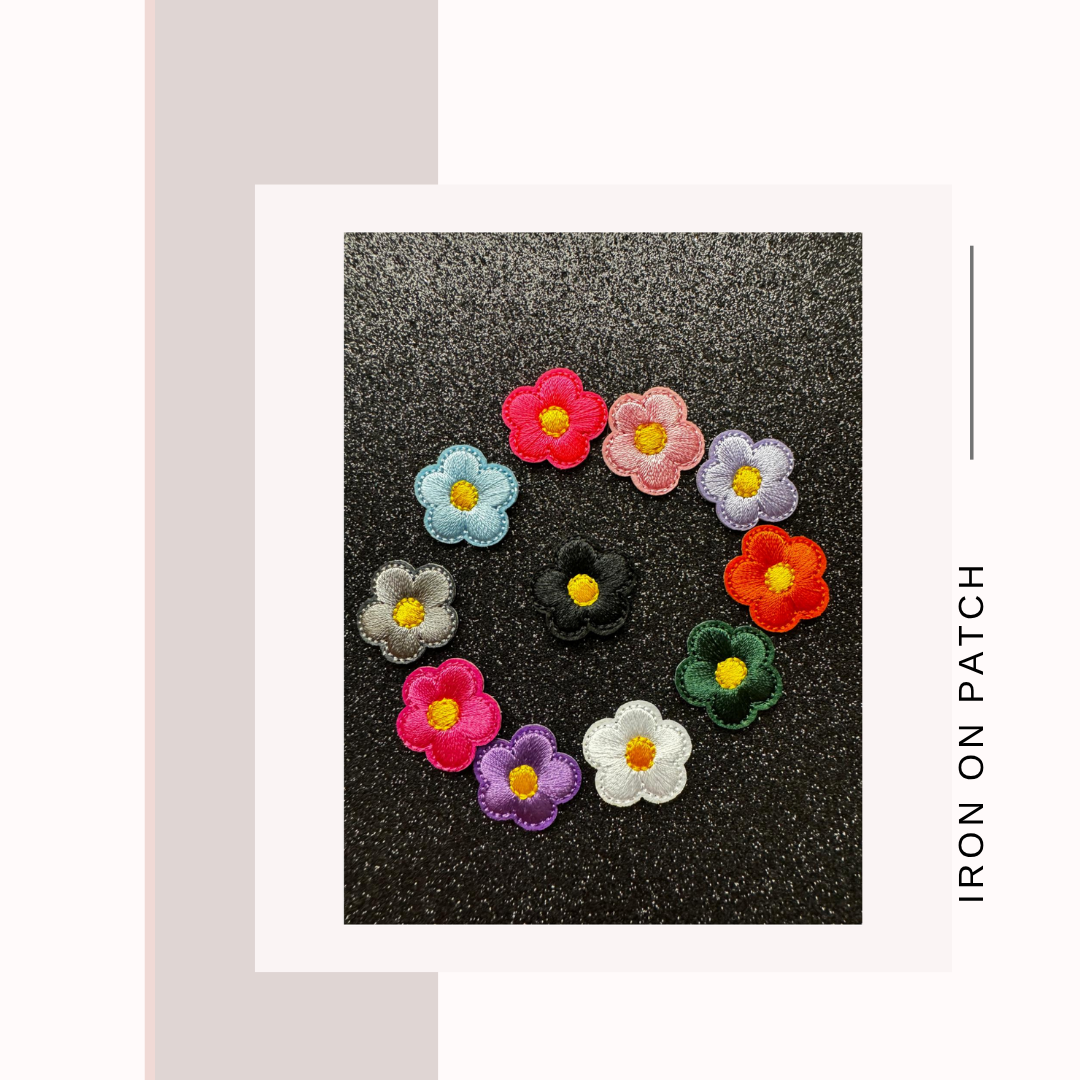 Floral Iron on Patches