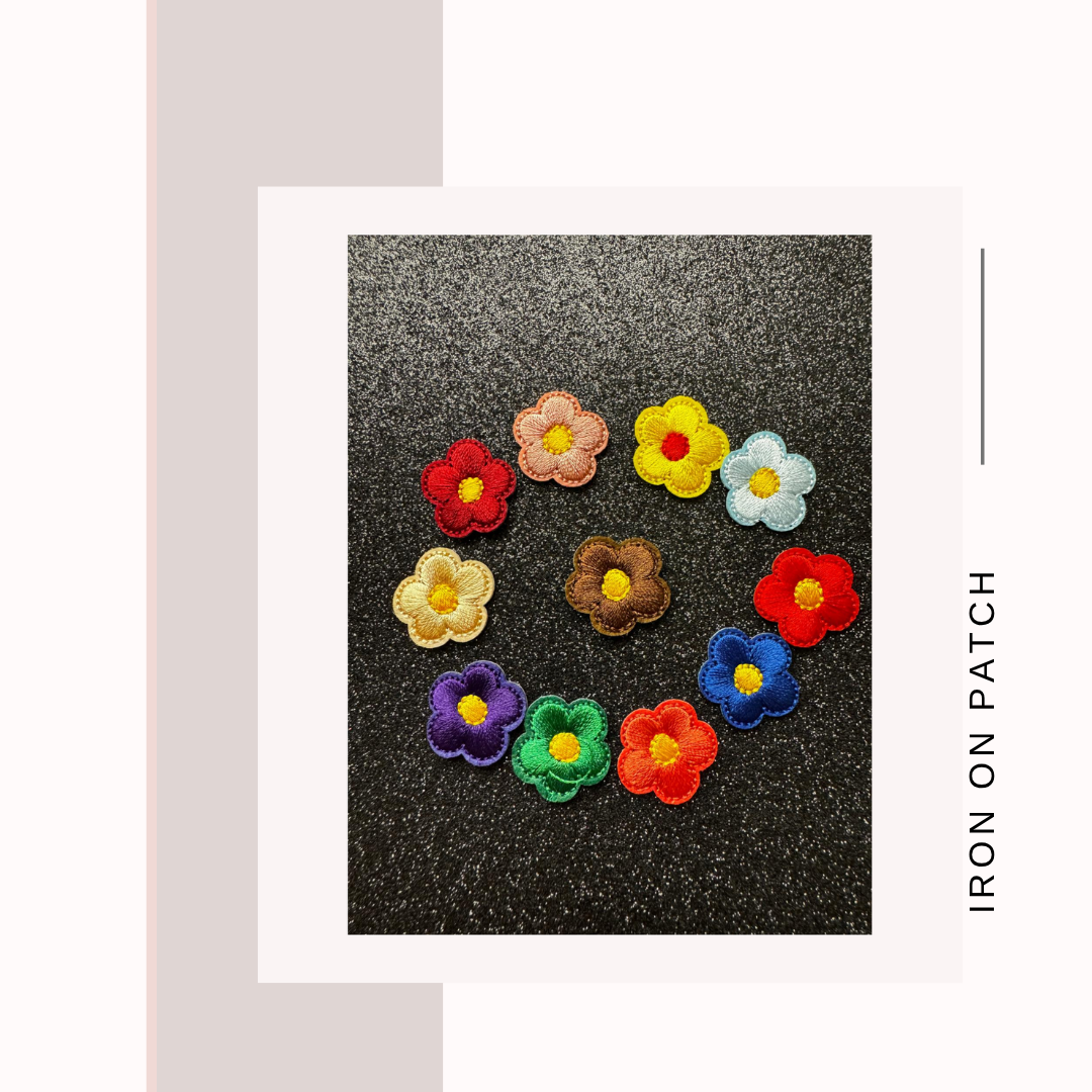 Floral Iron on Patches