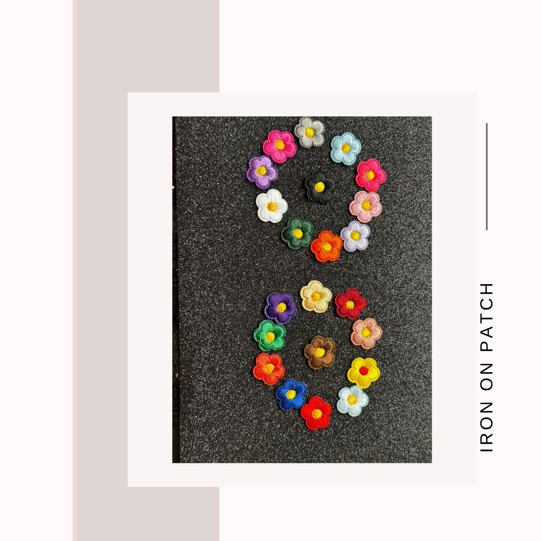 Floral Iron on Patches
