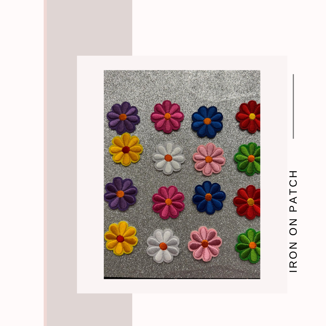 Floral Iron on Patches