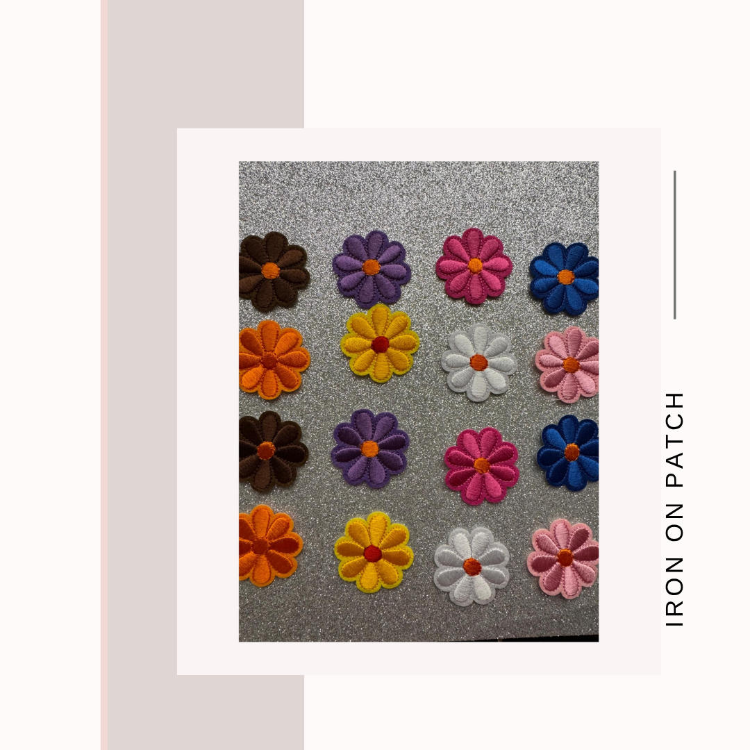 Floral Iron on Patches