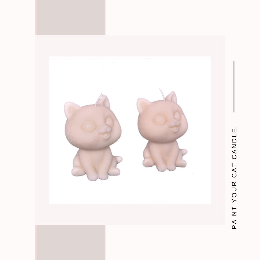 Cat Silhouette Candle