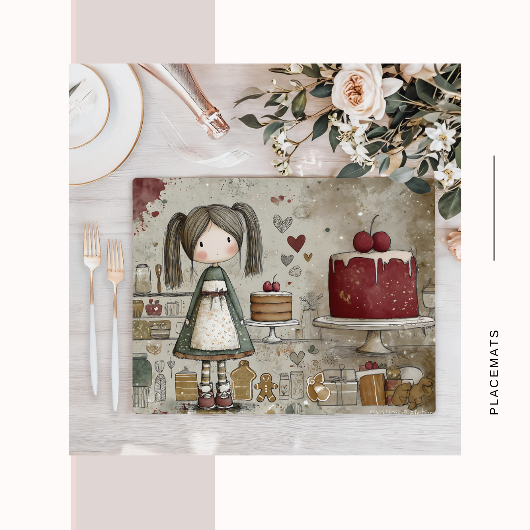 Wooden Placemats – (Set of 6) Bakery