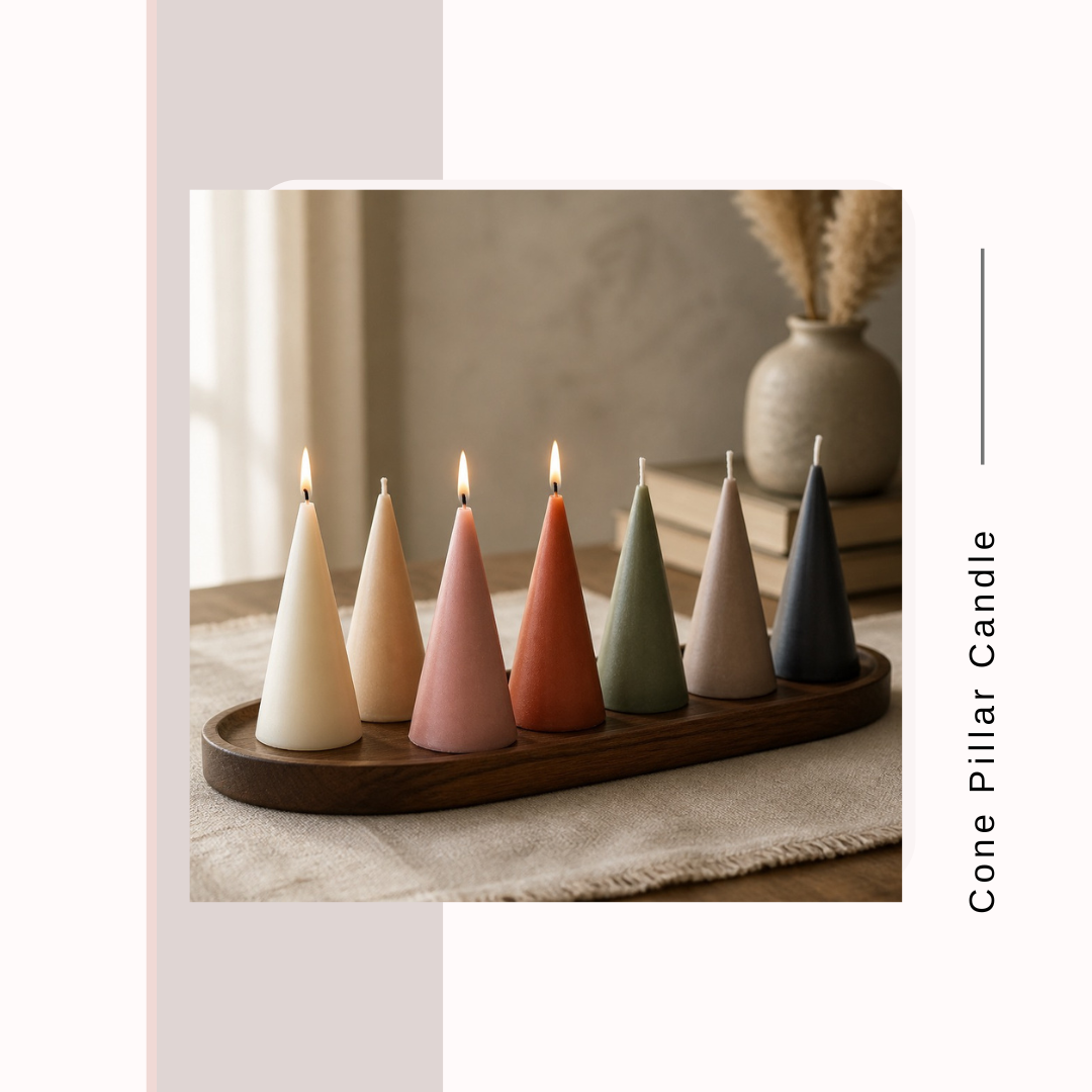 Cone Pillar Candles