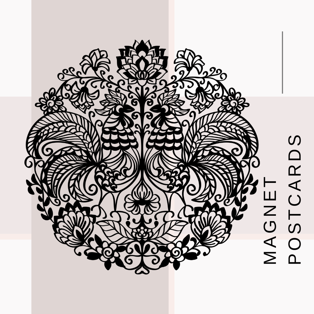 Magnet Postcards Zentangle