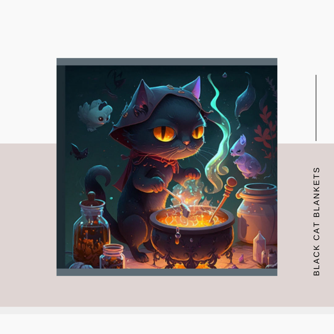 Black Cat Blankets