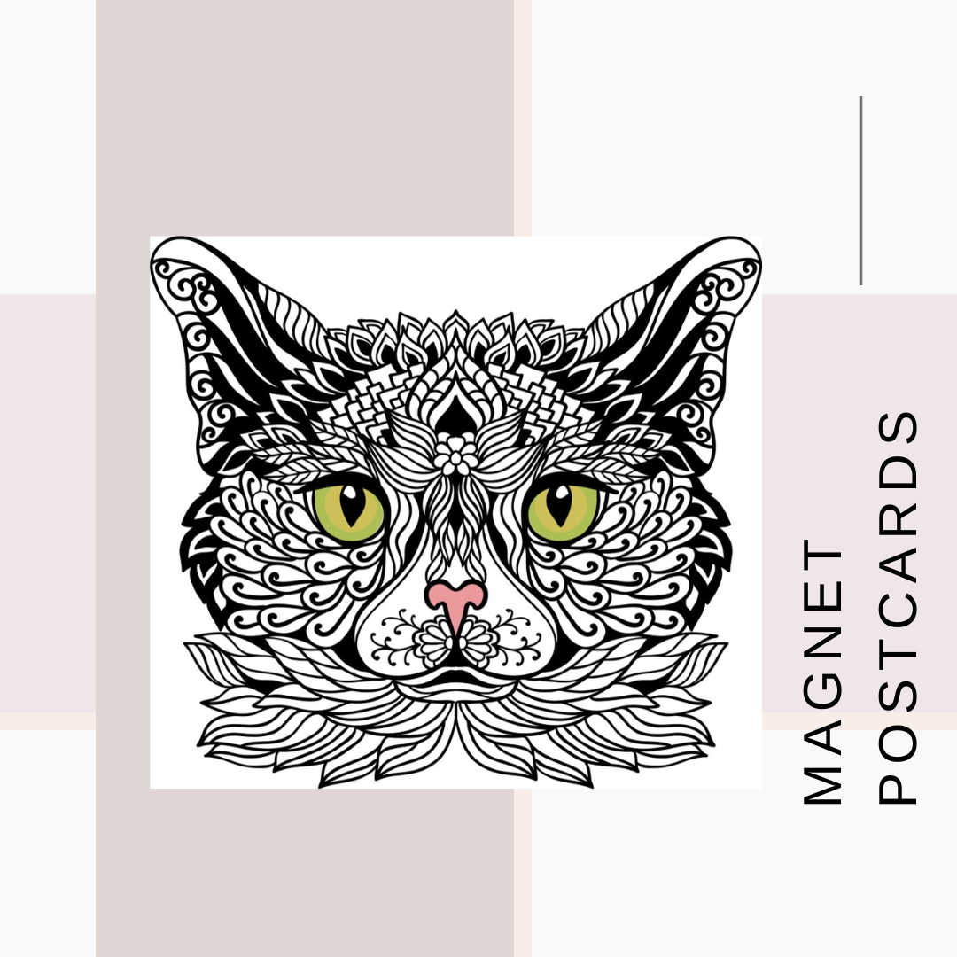 Magnet Postcards Zentangle