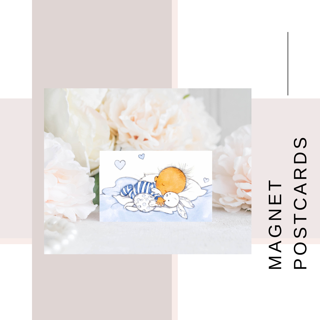 Magnet Postcards Baby Shower