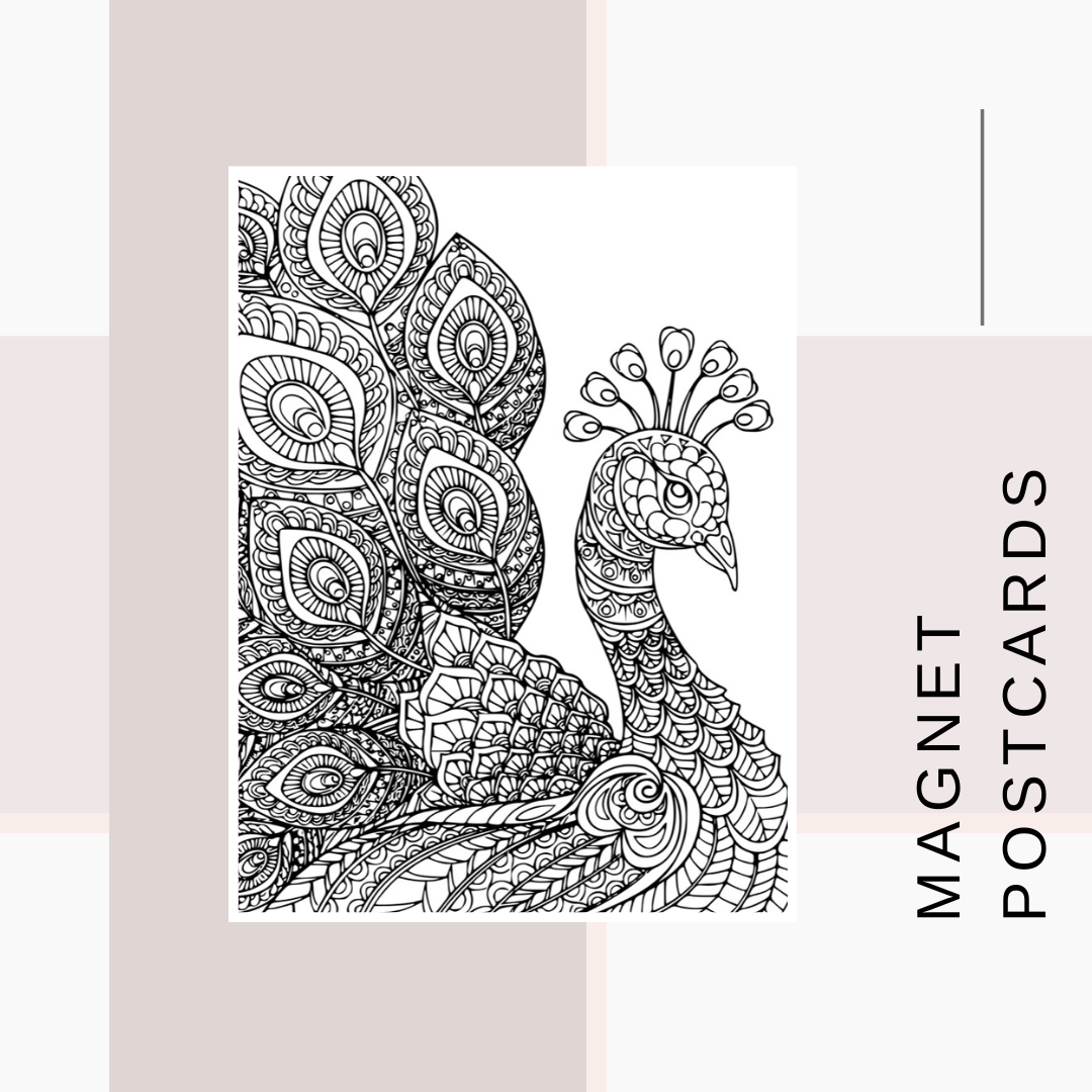 Magnet Postcards Zentangle
