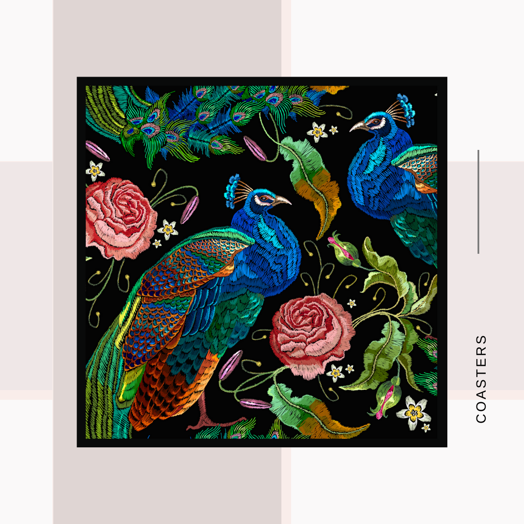 Embrace the Elegance of Moody Nature Coasters