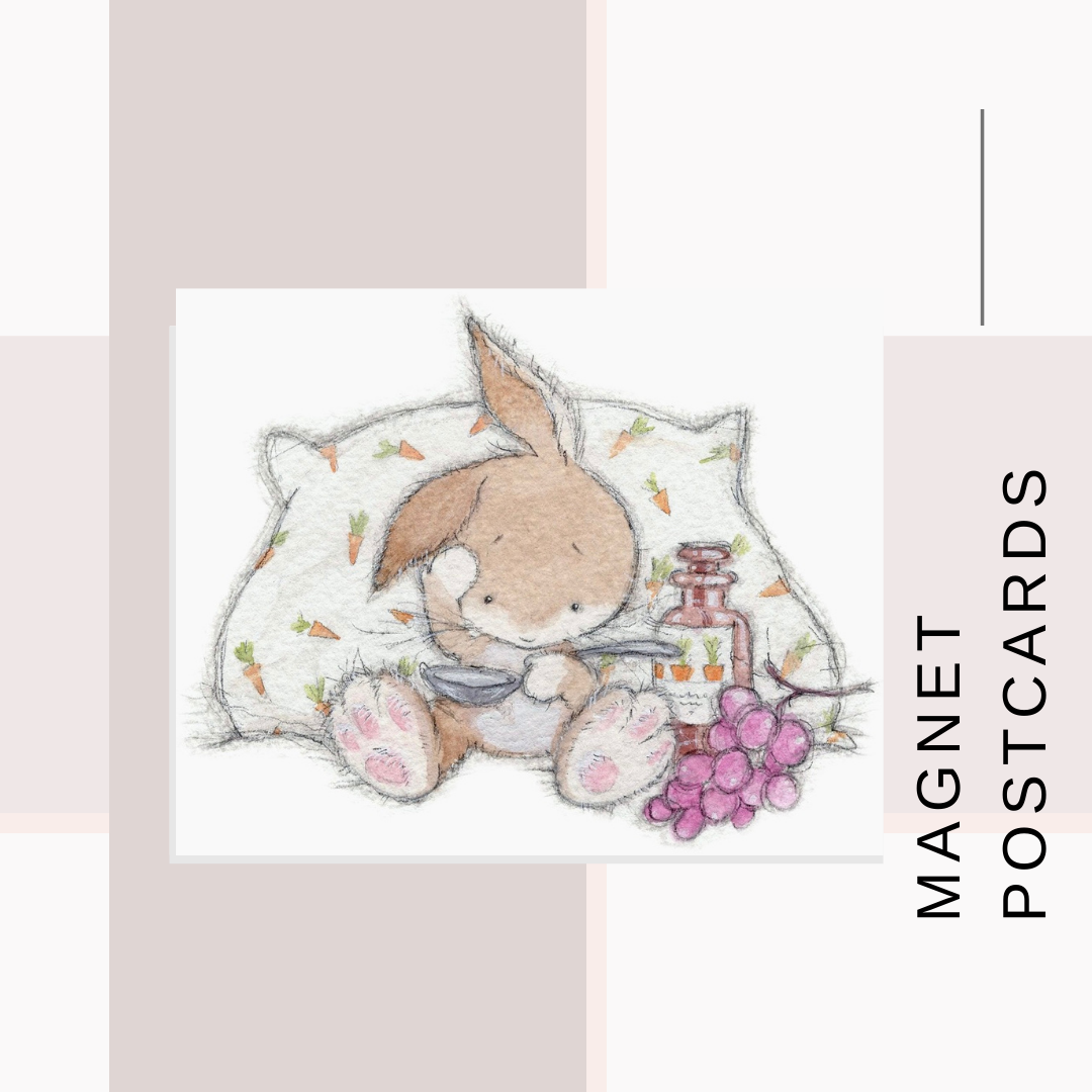 Magnet Postcards  Get Well Soon
