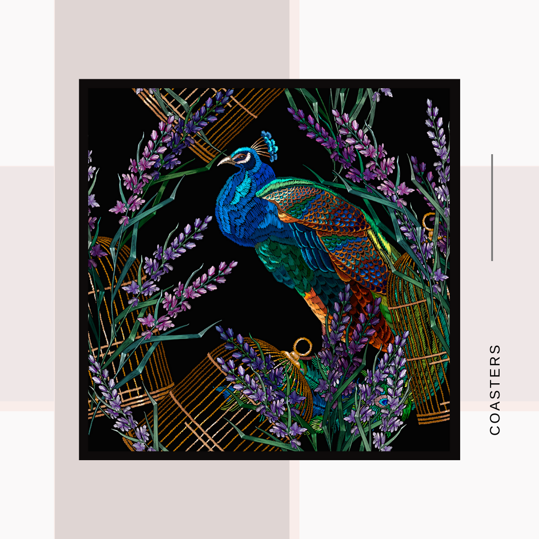 Embrace the Elegance of Moody Nature Coasters