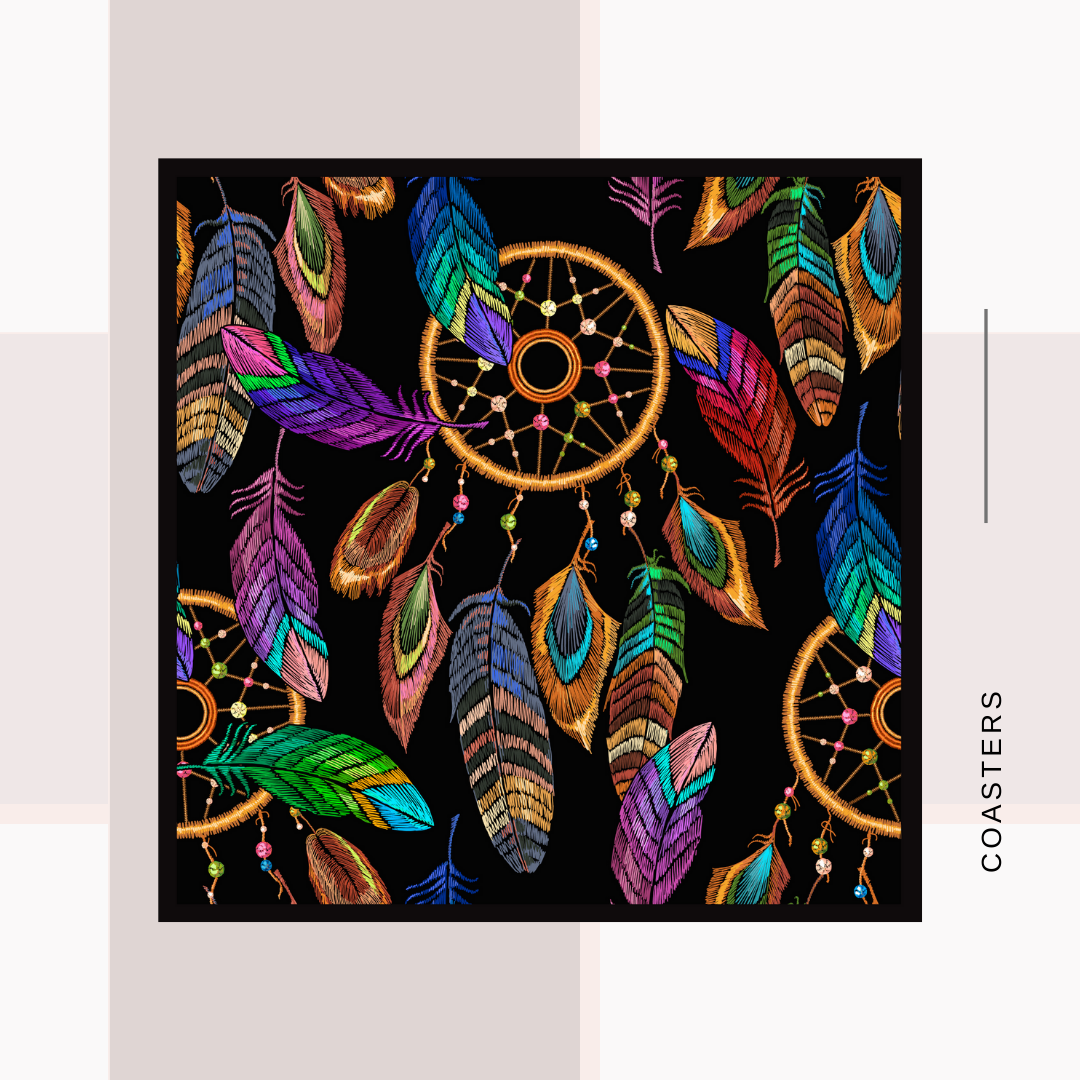 Embrace the Elegance of Moody Nature Coasters