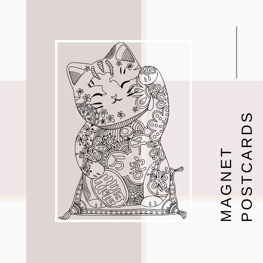 Magnet Postcards Zentangle