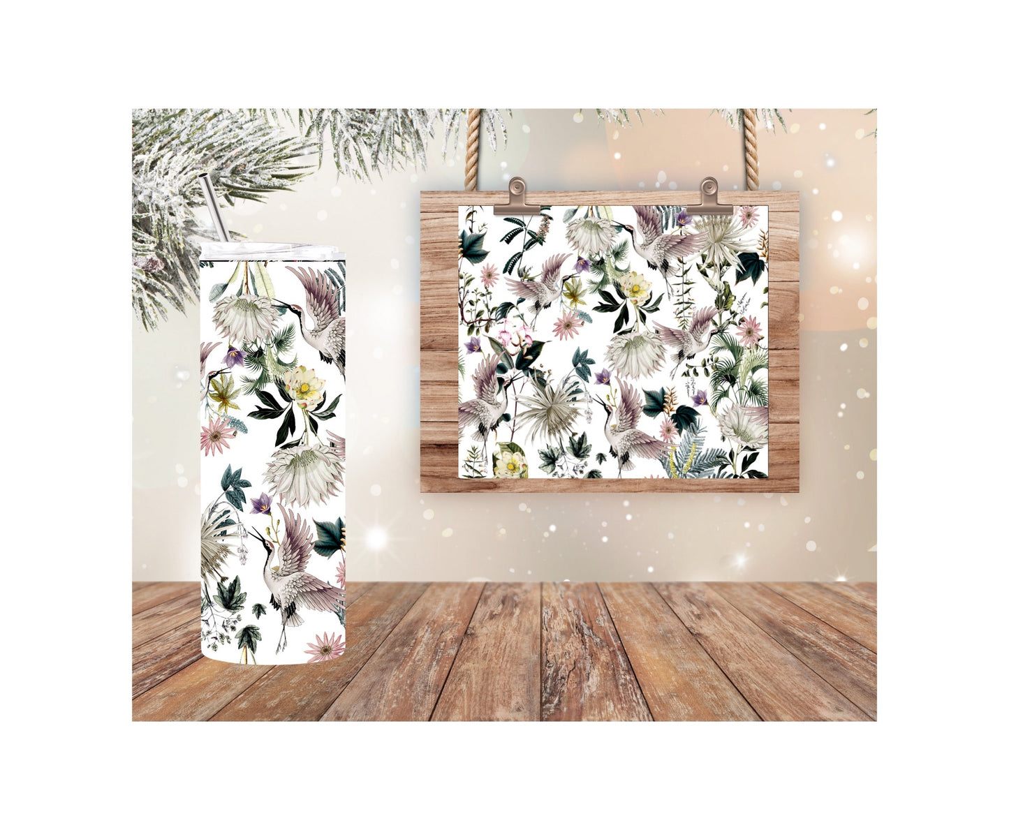 Skinny Tumbler Forest