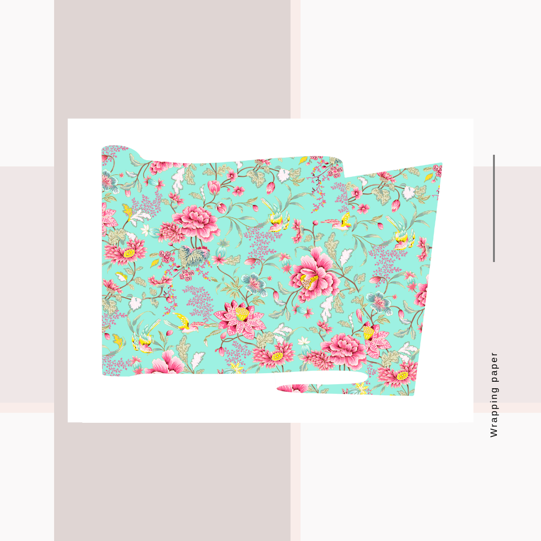 Wrapping Paper Floral Prints