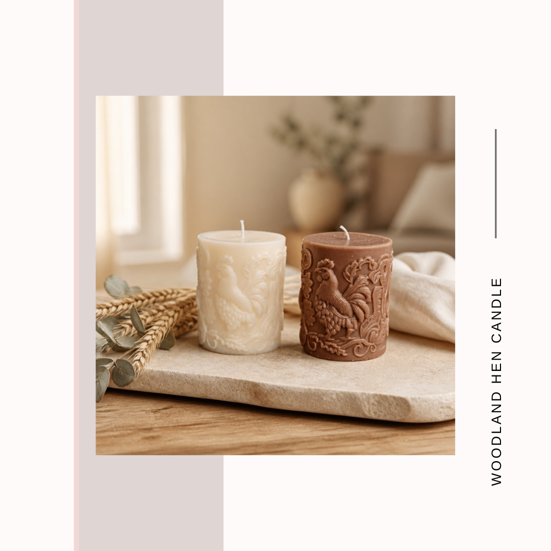 Woodland Whispers Hen Candles