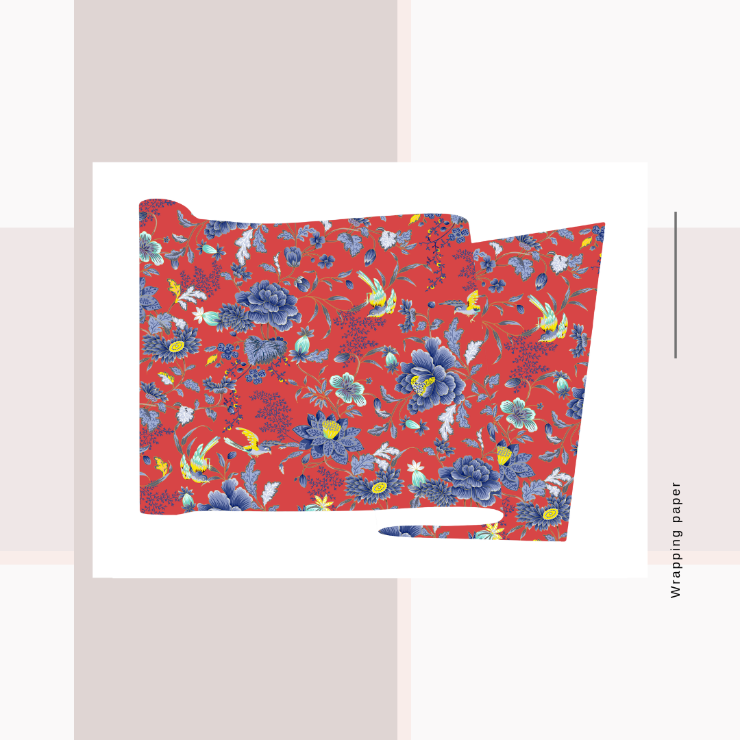 Wrapping Paper Floral Prints