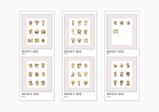 Sticker Sheets Honey Bees