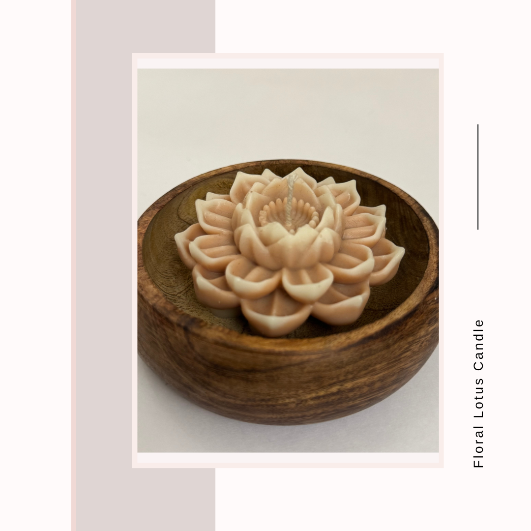 Floral Lotus Candle