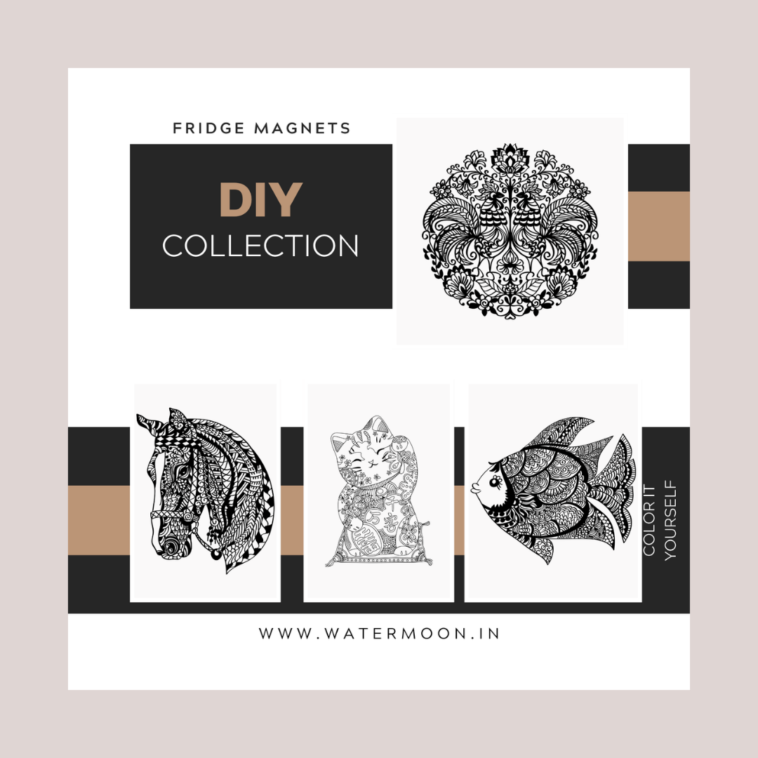 DIY Color Charts/ Magnet Postcard Favours