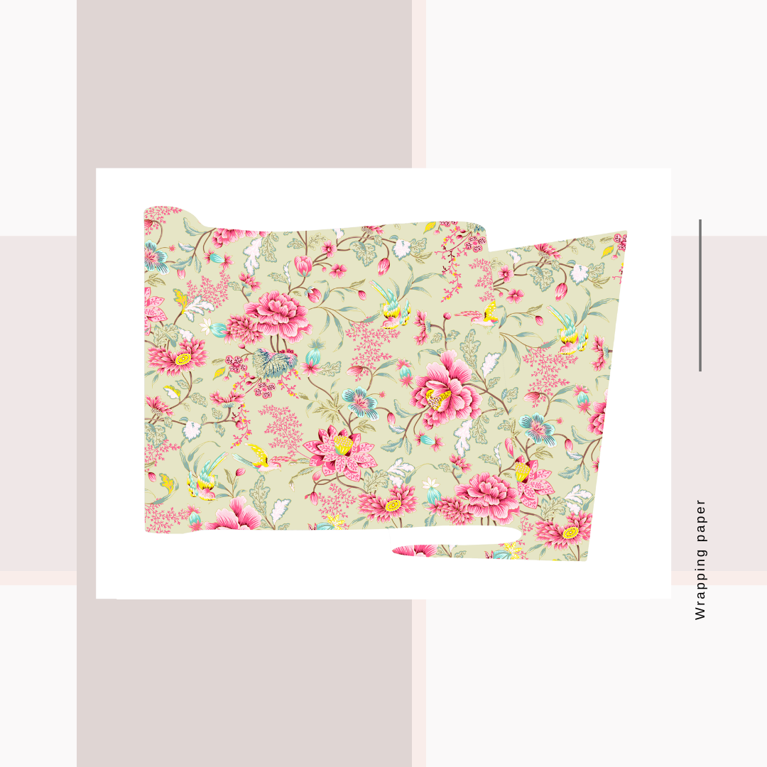 Wrapping Paper Floral Prints