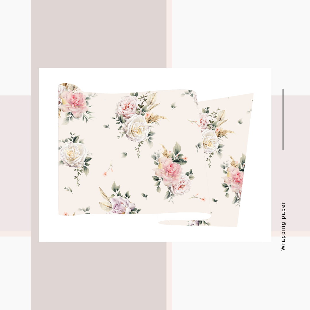 Wrapping Paper Floral Prints