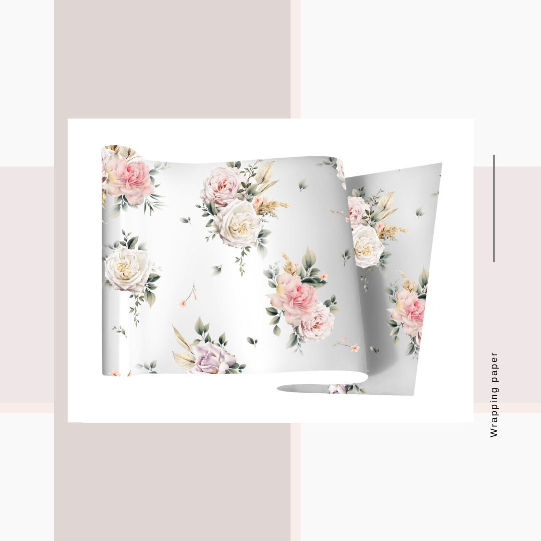 Wrapping Paper Floral Prints