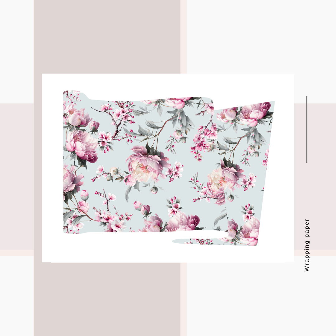Wrapping Paper Floral Prints