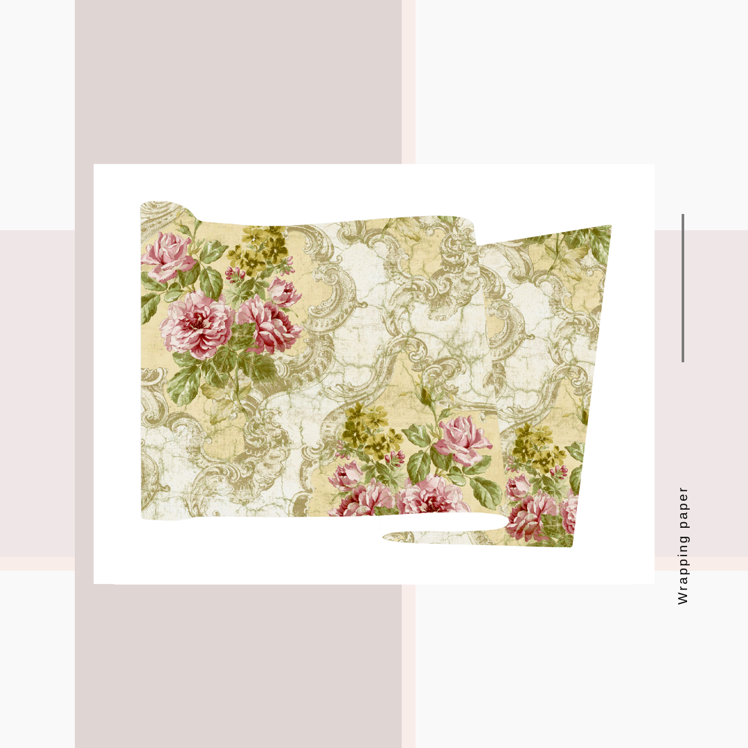 Wrapping Paper Floral Prints