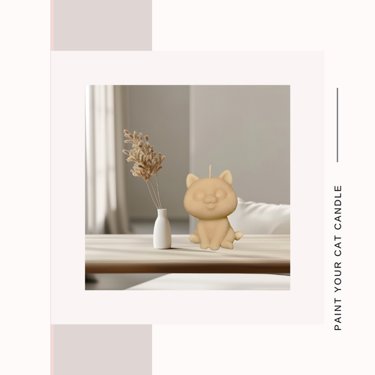 Cat Silhouette Candle