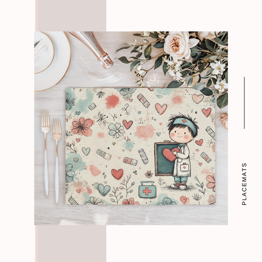 Wooden Placemats – (Set of 6) Medical