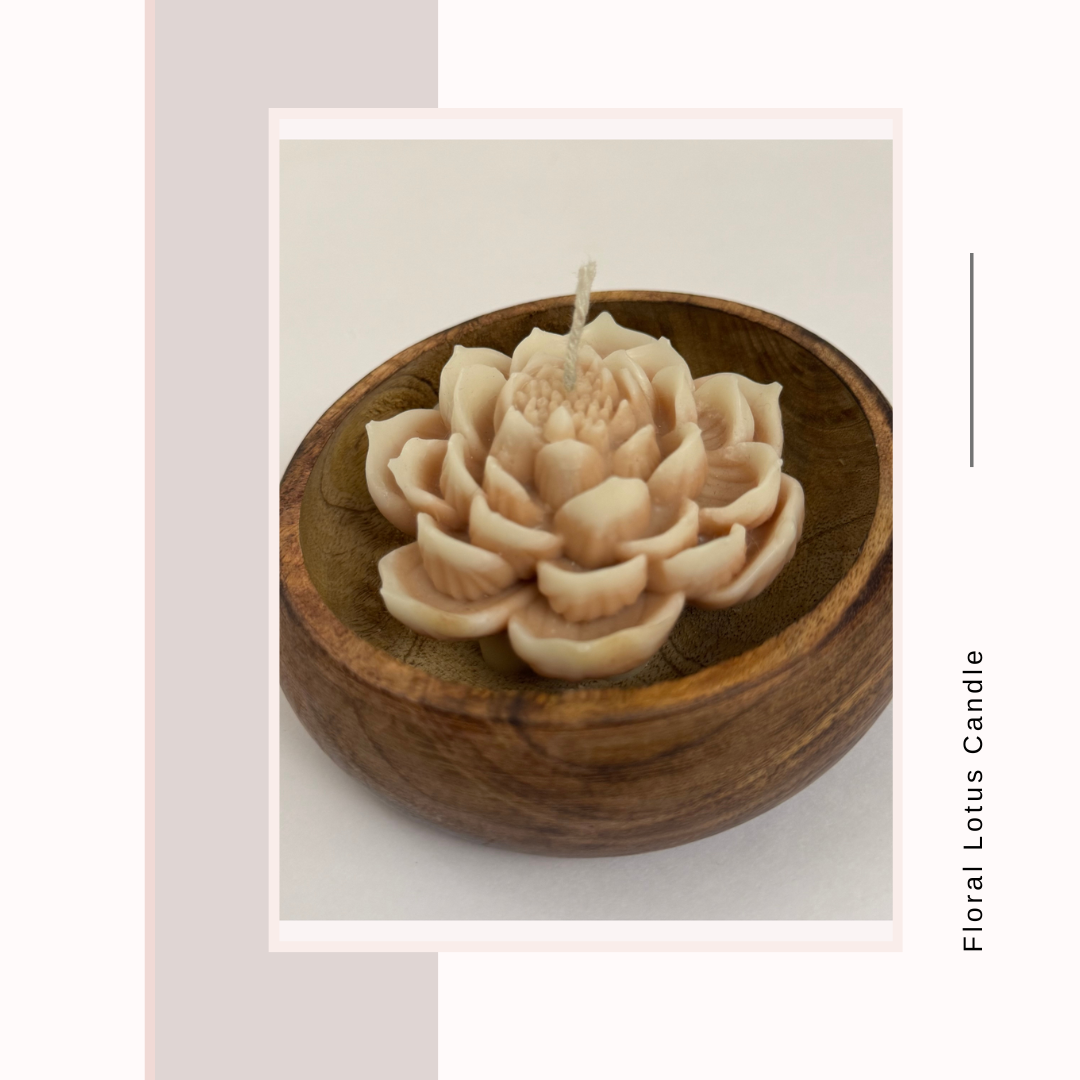 Floral Lotus Candle