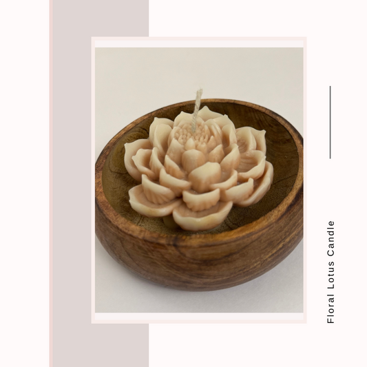 Floral Lotus Candle