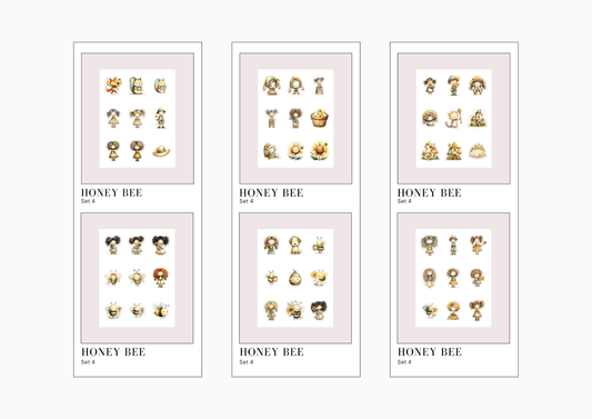 Sticker Sheets Honey Bees