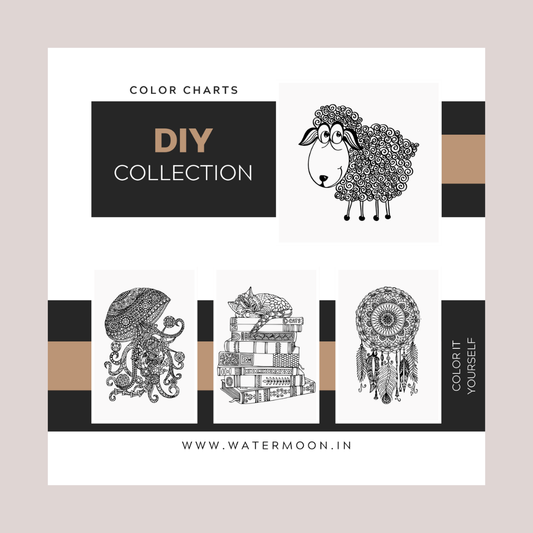 DIY Color Charts/ Magnet Postcard Favours