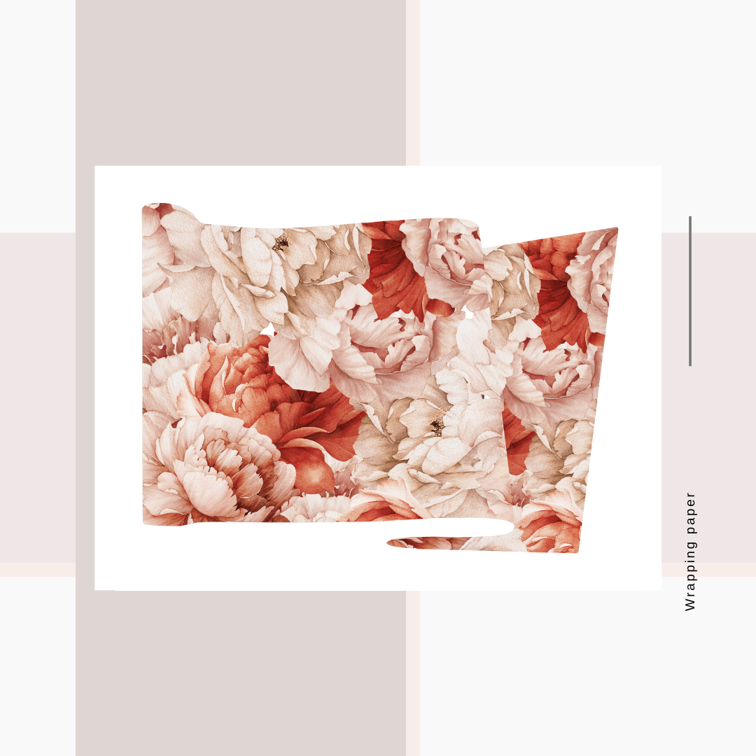 Wrapping Paper Floral Prints